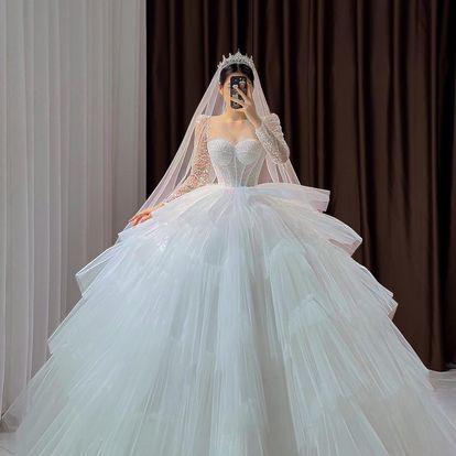 Váy cưới công chúa trắng - M536 Mới 100%, giá: 2.500.000đ, gọi: 0935 029  366, Quận 1 - Hồ Chí Minh, id-16270700